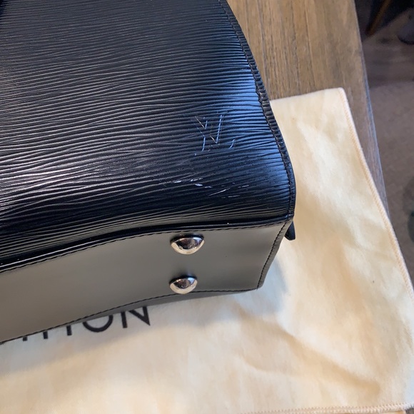 LOUIS VUITTON M59042 Epi Pont Neuf GM Hand Bag Epi Noir Leather Black - Picture 5 of 9